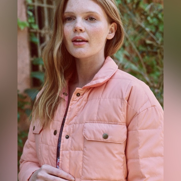 The Great Reversible Cloud Puffer in Cherry Blossom With Rose 0 XS - Picture 2 of 8